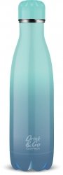 Zestaw bidon i śniadaniówka Drink&Go butelka termiczna CoolPack 500ml niebieskie ombre, GRADIENT BLUE LAGOON (Z04690+Z07690)