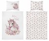 Pościel UNICORN Jednorożec komplet pościeli MAYA MOO 100x135 cm RÓŻOWA (5001B)