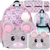 ZESTAW 2 el. Tornister Plecak wczesnoszkolny BAMBINO myszka, MOUSE B8 (63772SET2CZ)