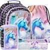 ZESTAW 4 el. Plecak szkolny UNICORN Jednorożec (PL15BJR15SET4CZ)