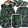 ZESTAW 3 el. Plecak wczesnoszkolny CoolPack JERRY 21 L klocki, KIDS FROM THE BLOCK (F029823SET3CZ)