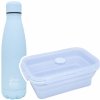 Zestaw bidon i śniadaniówka Drink&Go butelka termiczna CoolPack 500ml pastel, POWDER BLUE (Z04746+Z12646)