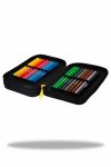 Piórnik CoolPack dwukomorowy z wyposażeniem JUMPER 2 piłka nożna, GOAL TIME (F066701)