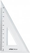 Zestaw geometryczny 4 el. 15 cm TRANSPARENTNY (52913)