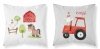 Poszewka na poduszkę MAYA MOO Farma TRAKTOR 40 x 40 cm czerwona (PSBA0005A )