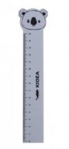 3x Linijka plastikowa z figurką 15 cm KOALA MIŚ PANDA Kidea (LF15CMKASET3CZ)