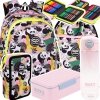 ZESTAW 5 el. Tornister Plecak CoolPack TURTLE  25 L pandy, PANDA GANG (F015829SET5CZ)