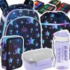 ZESTAW 5 el. Tornister Plecak CoolPack TURTLE  25 L gwiazdy, STAR NIGHT (F015830SET5CZ)