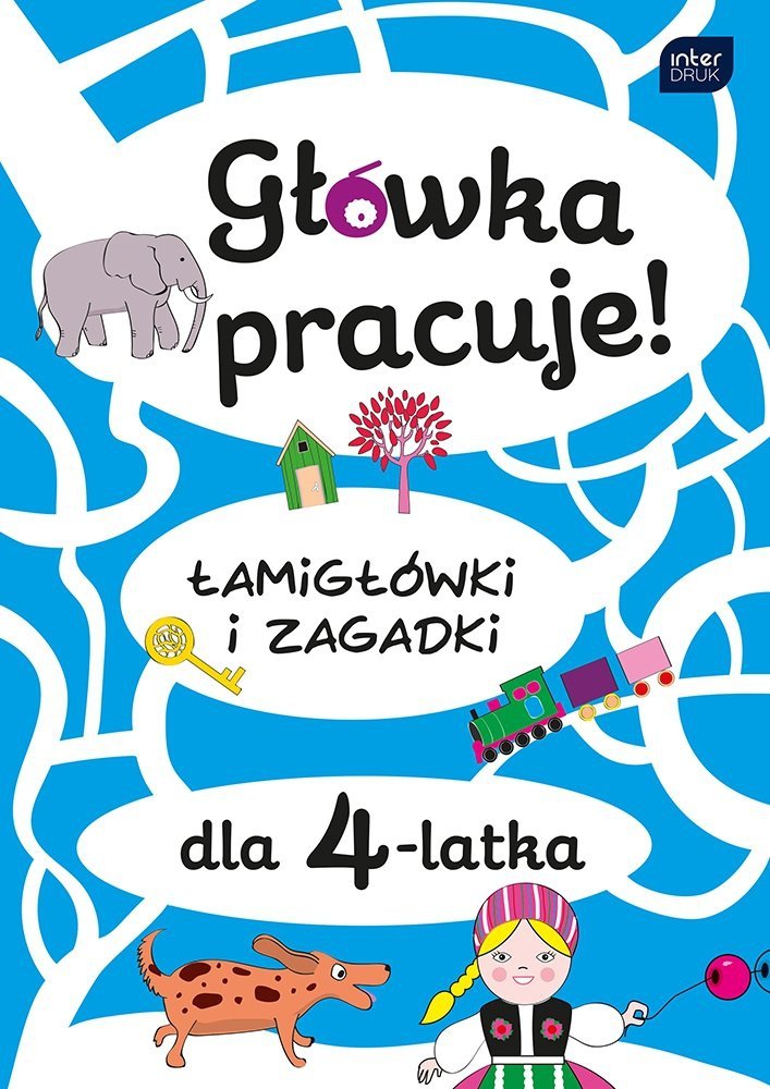 Kolorowanka Z Naklejkami Glowka Pracuje Dla 4 Latka 43768 Plecaki Tornistry Com Pl