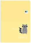 Zeszyt A5 w kratkę 16 kartek B&B RACCOON szop pracz (55549)