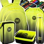 ZESTAW 5 el. Plecak wczesnoszkolny CoolPack JERRY 21 L żółte ombre, GRADIENT LEMON (E29510SET5CZ)