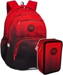 ZESTAW 2 el. Plecak CoolPack PICK  23 L czerwone ombre, GRADIENT CRANBERRY (F099756SET2CZ)