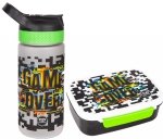 Zestaw bidon i śniadaniówka CoolPack BIBBY gra, GAME OVER (Z08679+Z18679)