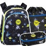 ZESTAW 3 el. Tornister Plecak CoolPack TURTLE  25 L rakiety, ATLANTIS (F015828SET3CZ)