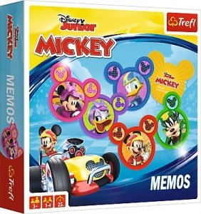 TREFL Gra pamięciowa MEMOS Myszka Mickey i Raźni Rajdowcy (01601)