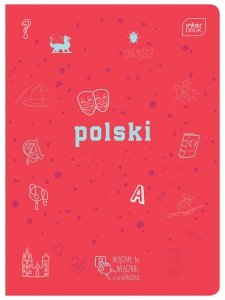 Zeszyt tematyczny przedmiotowy A5 60 kartek w linię JĘZYK POLSKI mix (30126)