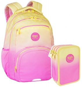 ZESTAW 2 el. Plecak CoolPack PICK  23 L pastelowe ombre, GRADIENT PEACH (E99614SET2CZ)