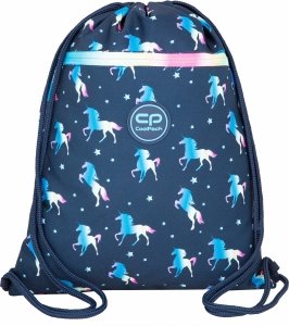 WOREK CoolPack VERT sportowy na obuwie jednorożce, BLUE UNICORN (F070670)