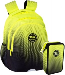 ZESTAW 2 el. Plecak wczesnoszkolny CoolPack JERRY 21 L żółte ombre, GRADIENT LEMON (E29510SET2CZ)