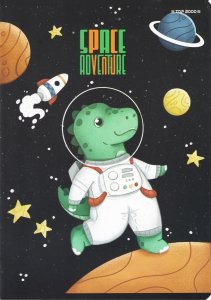 Zeszyt A5 w kolorową linię 16 kartek SPACE ADVENTURE mix (400181613)