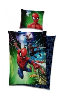 Pościel bawełniana Spiderman 160 x 200 cm komplet pościeli (SM219003)
