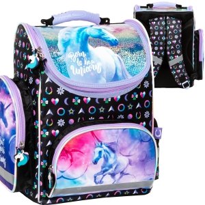 Tornister szkolny ergonomiczny UNICORN Jednorożec (TEMBJR15)