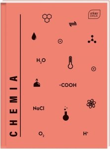 Brulion A5 80 kartek w kratkę twarda oprawa CHEMIA (32394)