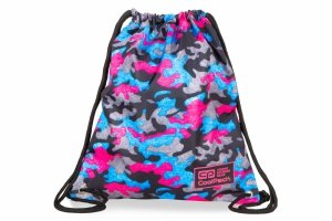 WOREK CoolPack SPRINT LINE różowe moro, CAMO FUSION PINK (B74093)