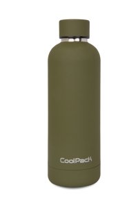 Bidon termiczny metalowy BONET CoolPack 500ml zielony, OLIVE GREEN (Z23012)