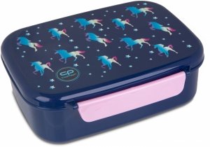 CoolPack śniadaniówka CP FOODYX z przegródką jednorożce, BLUE UNICORN (Z18670)