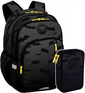 ZESTAW 2 el. Plecak CoolPack BASE 27 L batman, DARKER NIGHT (F027680SET2CZ)