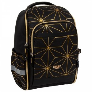 Plecak szkolny złote wzory, GOLD BackUP (PLSZDF36)