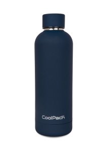 Bidon termiczny metalowy BONET CoolPack 500ml niebieski, NAVY BLUE (Z23013)