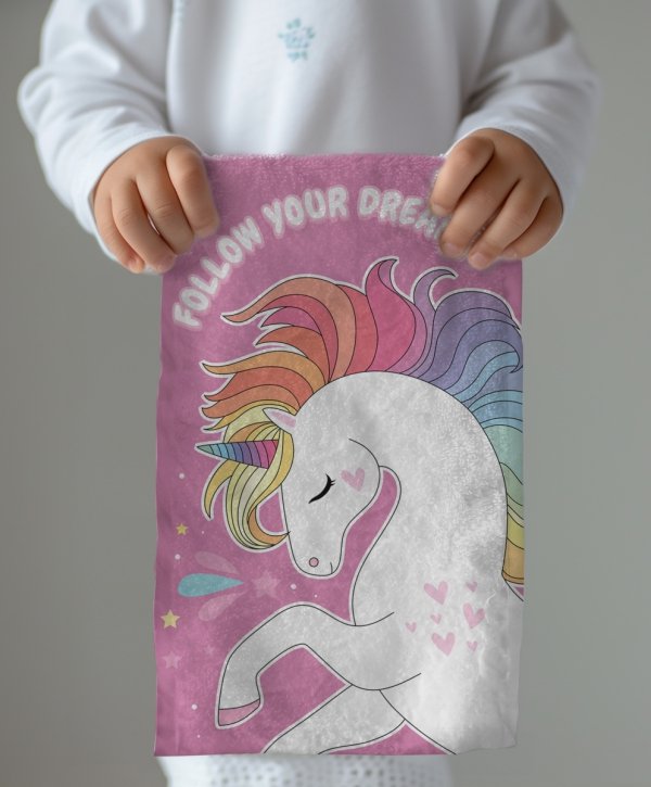 Ręcznik dziecięcy UNICORN JEDNOROŻEC Kucyk Pony 30 x 50 cm (20T)
