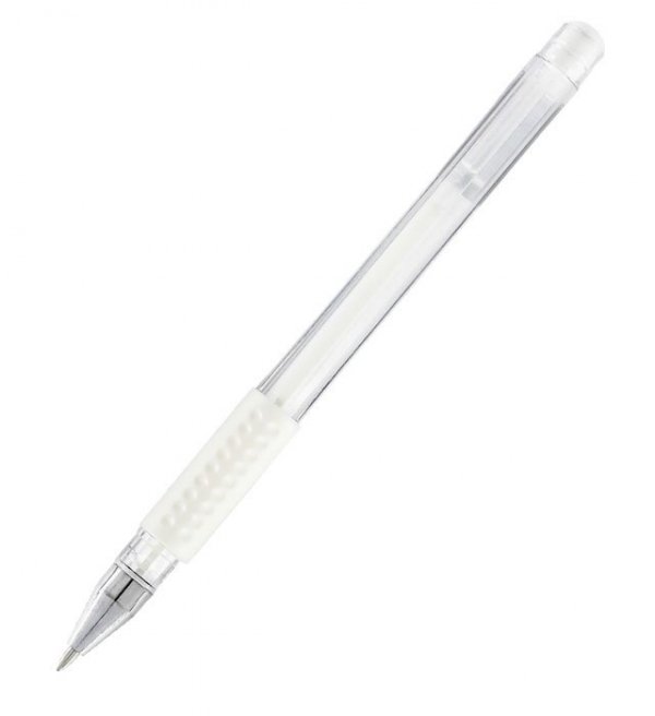 Długopis żelowy biały wkład GRAND (160-2279)