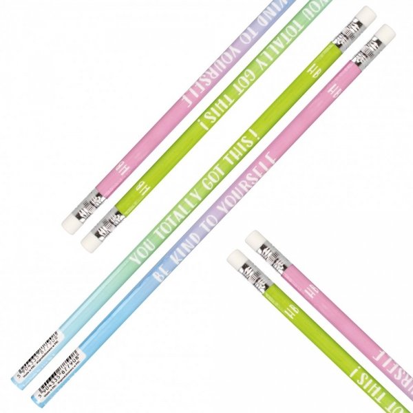 6x Ołówek z gumką do mazania HB STARPAK Ombre (512011SET6CZ)