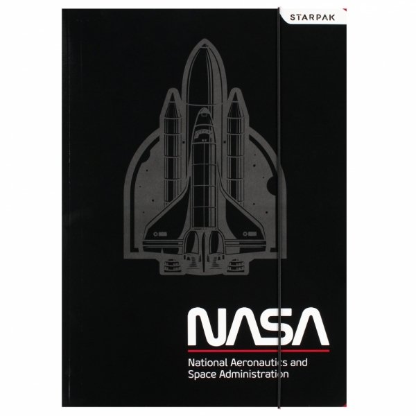 2x Teczka rysunkowa A4 z gumką NASA Kosmos (491059SET2CZ)