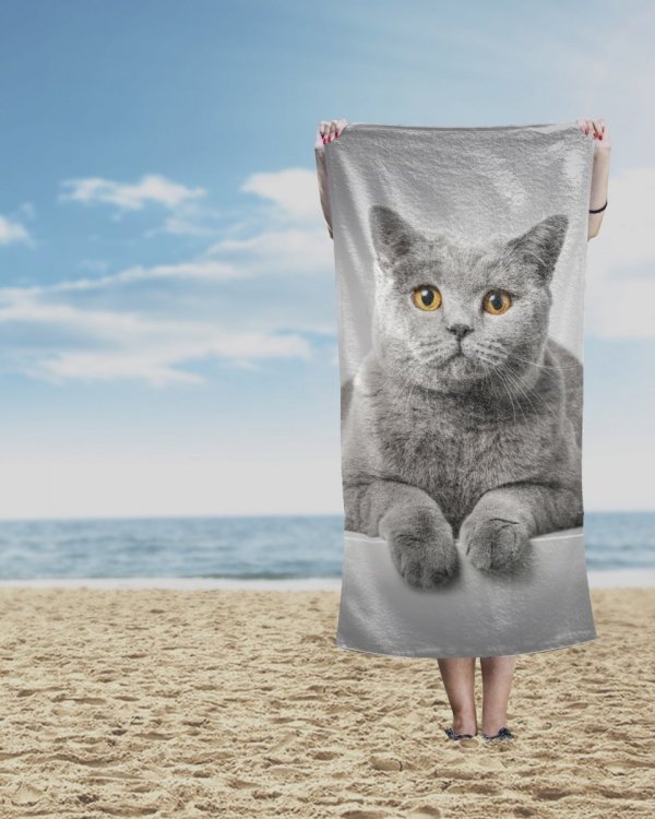 Ręcznik kąpielowy 70x140 CAT Kotek plażowy (WZ.71)