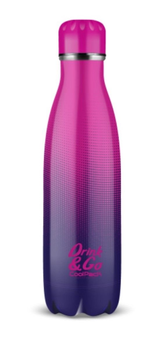 Bidon Drink&amp;Go butelka termiczna CoolPack 500ml różowe ombre, GRADIENT FRAPE (Z04508)
