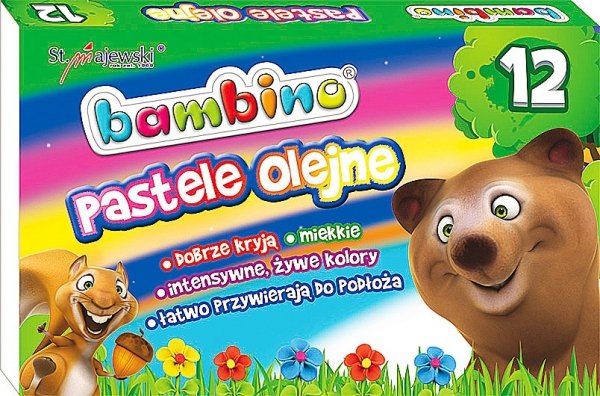 Pastele olejne BAMBINO 12 kolorów (03110)