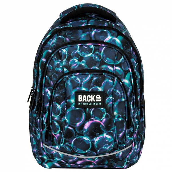 Plecak szkolny młodzieżowy BackUP 26 L bańki, BUBBLE (PLB6A04)