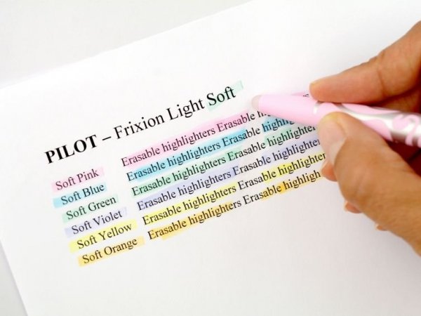 Zakreślacz wymazywalny Frixion Light Soft ścieralny NIEBIESKI (73869)
