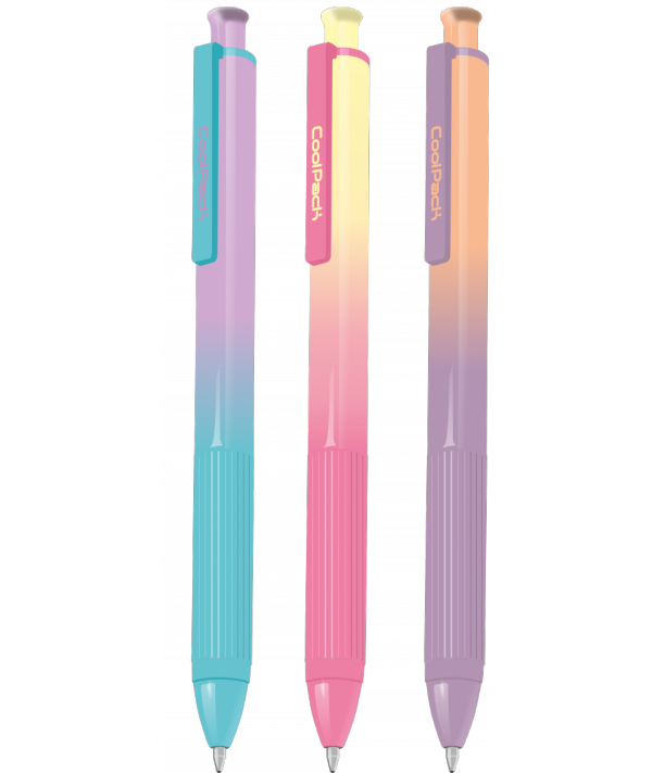 3x Długopis BLANCO ombre, GRADIENT LIGHT (03876CPSET3CZ)