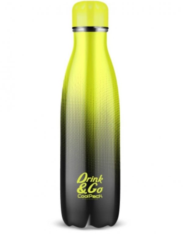 Bidon Drink&amp;Go butelka termiczna CoolPack 500ml żółte ombre, GRADIENT LEMON (Z04510)