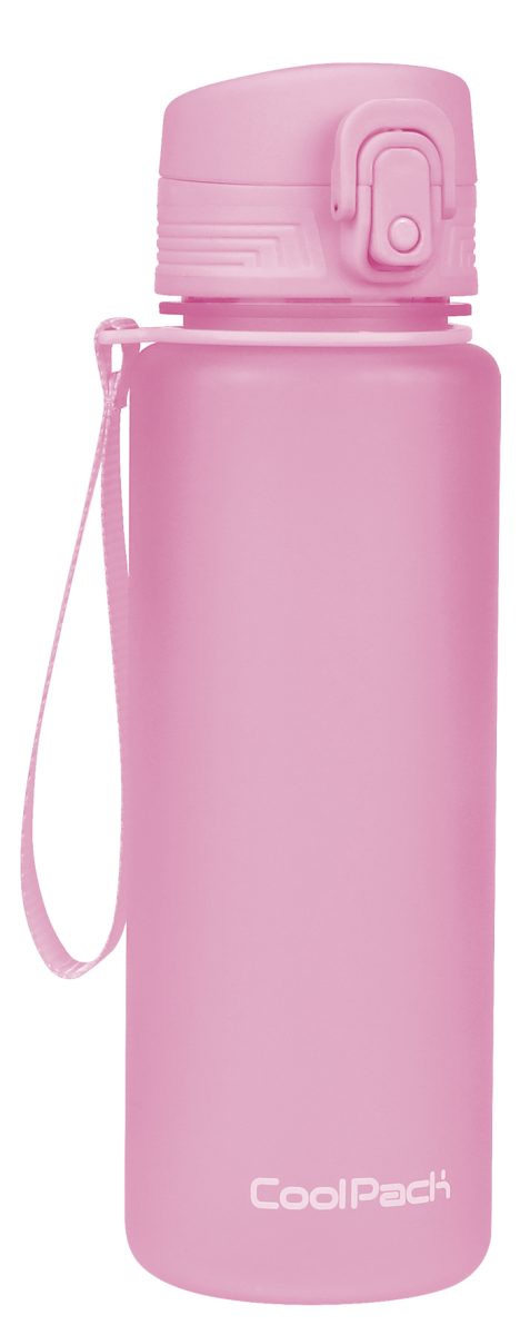 Zestaw bidon i śniadaniówka CoolPack BRISK różowy, PASTEL / POWDER PINK 600 ml (Z16647+93521CP)