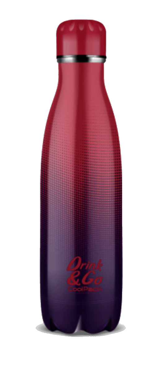Bidon Drink&amp;Go butelka termiczna CoolPack 500ml granatowe ombre, GRADIENT COSTA (Z04758)