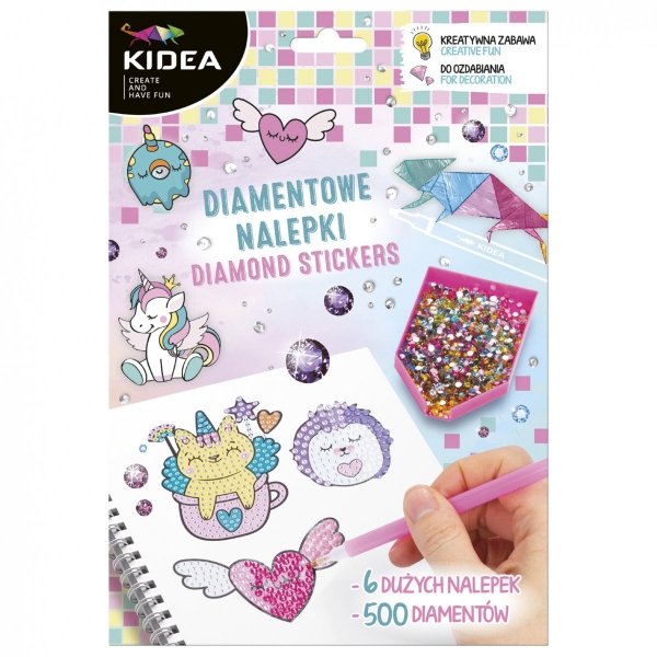 NAKLEJKI DIAMENTOWE Magiczny Świat KIDEA HAFT DIAMENTOWY (NDMSKA)