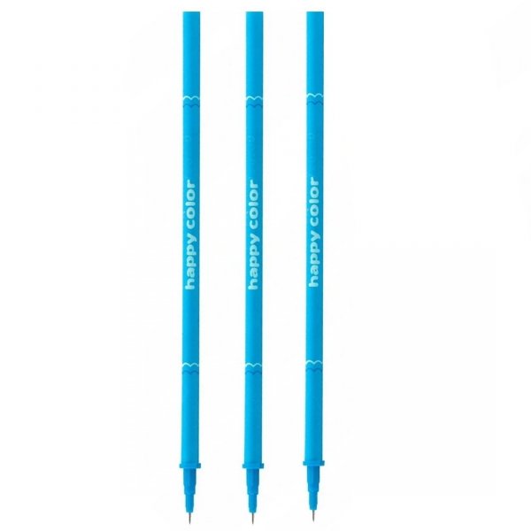 3x Długopis wymazywalny żelowy GALAXY 0,5 mm INTERDRUK + WKŁADY (13300SET3CZ+12296)
