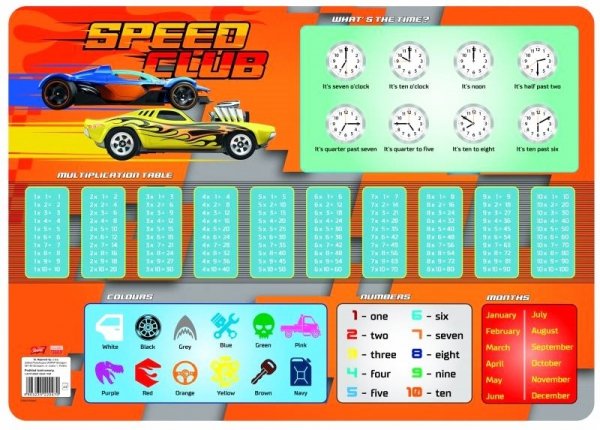 Podkład laminowany Podkładka A3 HOT WHEELS Mattel (10696)