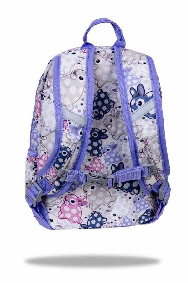 Plecak wycieczkowy CoolPack TOBY króliczki, WHITE BUNNY (F049833)